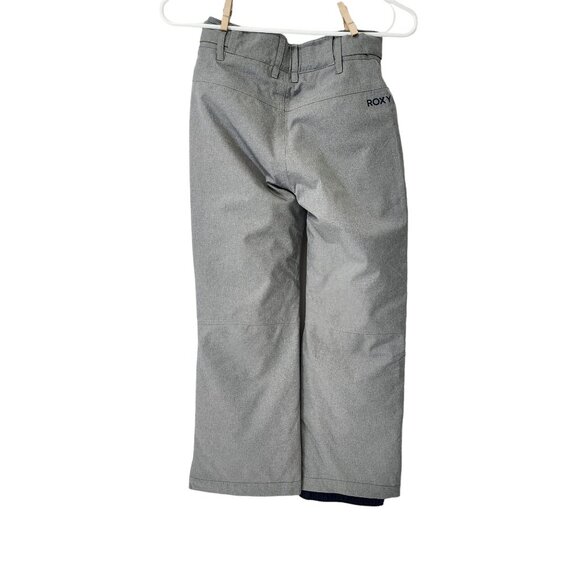 Roxy Gray Kids Snow Pants DryFlight Tech Size 10 Adjustable Waist M - Picture 2 of 16